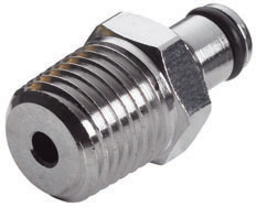 MC2404 - CPC Stecker 1/4" NPT Außengewinde, ohne Absperrventil, Buna-N Dichtung