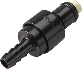 PLCD2200406MBLK - CPC Stecker der DTLD Serie in schwarz mit 6,4 mm Schlauchanschluss