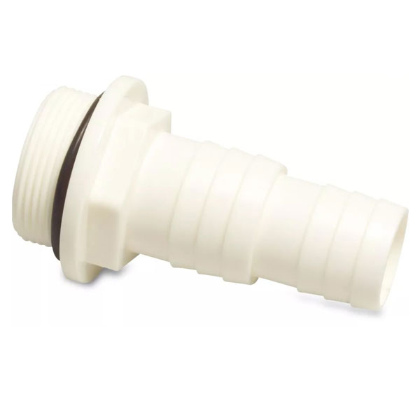 Gerade Einschraub-Schlauchtülle 1 1/2" x 32-38 mm | Pooltechnik