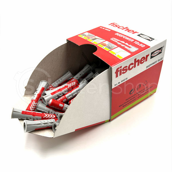 Fischer DuoPower Kunststoffdübel 10x50 | Universaldübel 