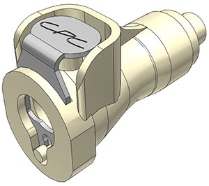 PMCD170112 - CPC Kupplung 1,6 mm Schlauchanschluss, mit Absperrventil, EPDM-Dichtung